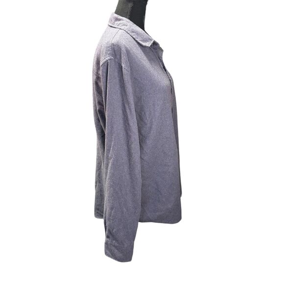 Diamond Supply Co Flannel Grey Cotton Long Sleeve‎ Button Down Shirt Men’s - Picture 2 of 9